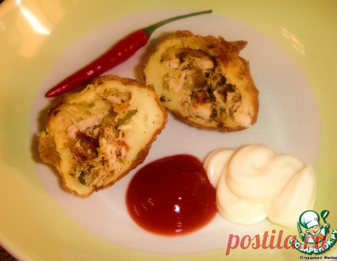 Куриные пирожки-coxinha 