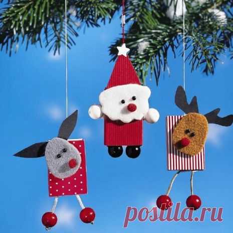 Елочная игрушка своими руками | Креативные идеи