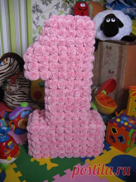 Наш МК по объёмной единичке с подробным фото. от пользователя «MamaNiny» на Babyblog.ru