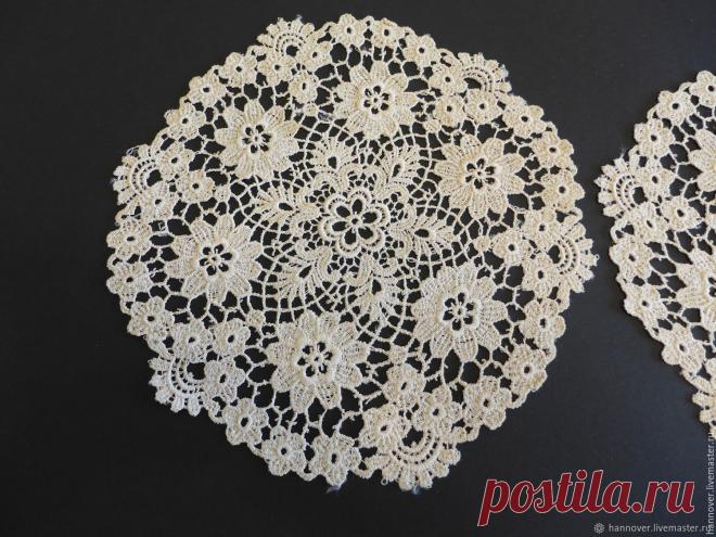 Винтаж: Две кружевные салфетки «Старинных кружев волшебство» - Плауэнское круж – купить на Ярмарке Мастеров – B4NZ7RU | Винтажные предметы интерьера, Ганновер