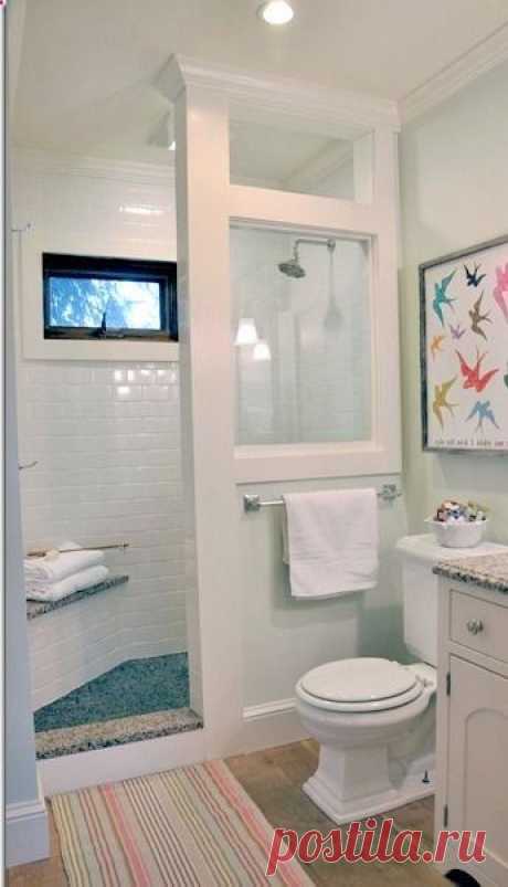 In love with home decoration, doorless shower modern farmhouse cottage chic love...