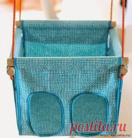 Детские качели своими руками.