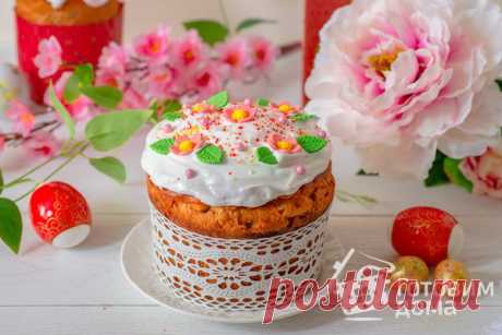 Пасхальный кулич на сметане - пошаговый рецепт с фото на Готовим дома