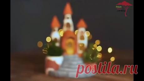 Как сделать светильник из бутылок в виде сказочного дворца.
Рукоделие для счастья и души