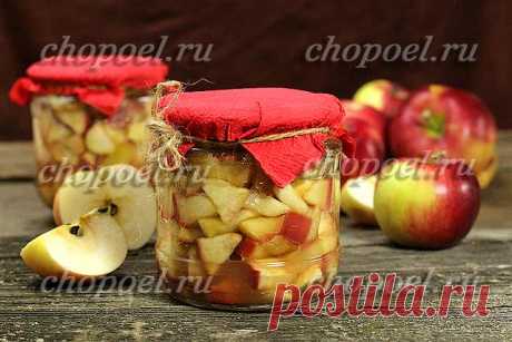 Заготовка из яблок для пирогов на зиму