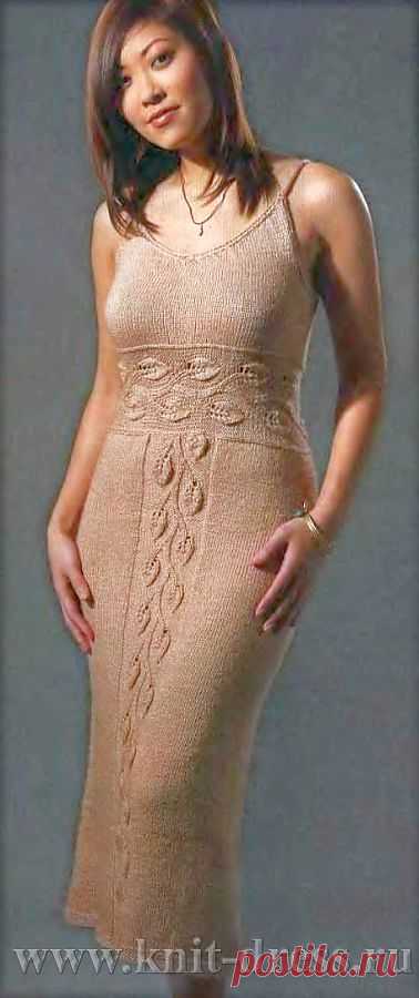 Платье с растительным узором Плющ