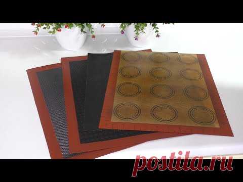 КОВРИКИ ДЛЯ ВЫПЕЧКИ Обзор моих силиконовых ковриков для выпечки