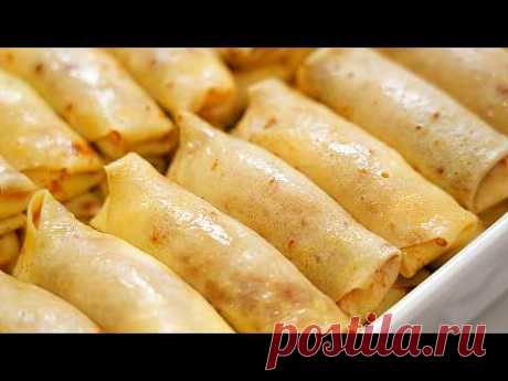 САМЫЕ ВКУСНЫЕ блинчики по-одесски на Масленицу! Одесские налистники с творогом - YouTube