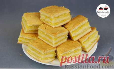 Рецепт: Пирожные с лимонно-апельсиновой начинкой на RussianFood.com
