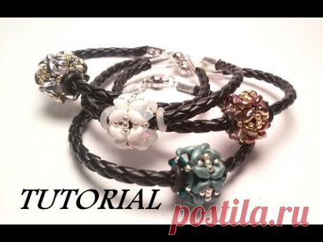 TUTORIAL bracciale con PANDORA di Superduo e Swarovski | Beaded bead bracelet TUTORIAL