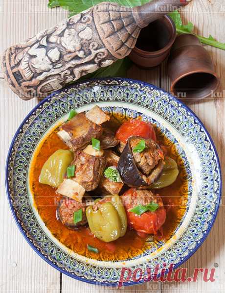 Фаршированные овощи с мясом в мультиварке