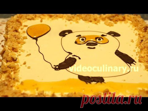 Торт Медовик - Пуховик - Видеокулинария.рф - видео-рецепты Бабушки Эммы