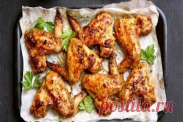 Запеченные куриные крылышки