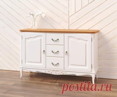Белый комод с 2-мя распашными секциями и выдвижными ящиками – слоновая кость/ясень купить по цене 89 500 руб. в Москве — интернет магазин chudo-magazin.ru