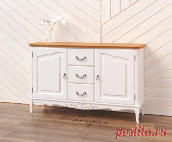 Белый комод с 2-мя распашными секциями и выдвижными ящиками – слоновая кость/ясень купить по цене 89 500 руб. в Москве — интернет магазин chudo-magazin.ru