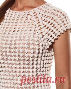 Helen Rödel crochet dress - detail