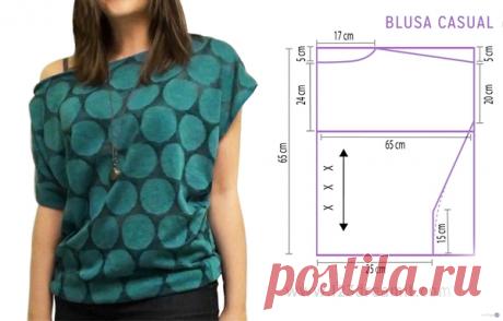 Пресс-формы для Блузка Легко Им мы разделяем инструкциям, чтобы сделать эту блузку. Это unitalla, легко сделать, выглядит супер мило и, что самое главное, очень удобно! Нужно вырезать 2 одинаковые детали, чтобы сделать передней и задней. Нажмите на скачать файл PDF для просмотра формы и инструкции по шитью.
Не забудьте посмотреть видео с шаг за шагом.