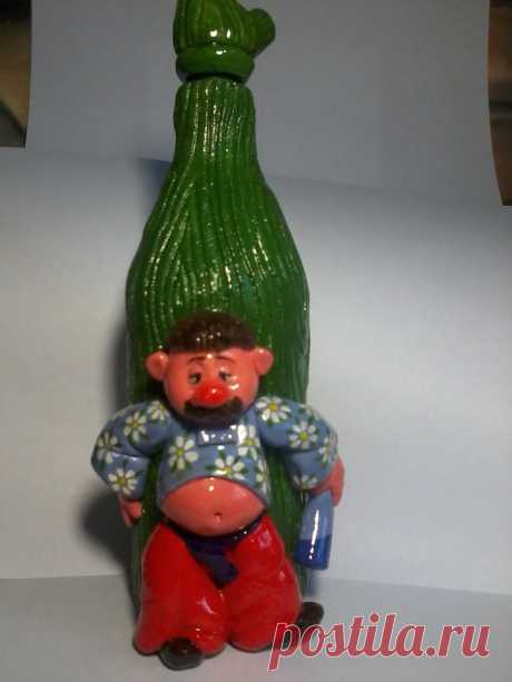 Бутылка &quot;Привет кум&quot;.