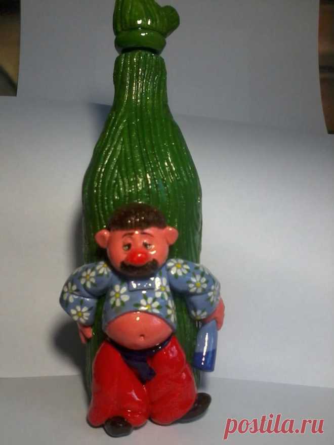 Бутылка "Привет кум".