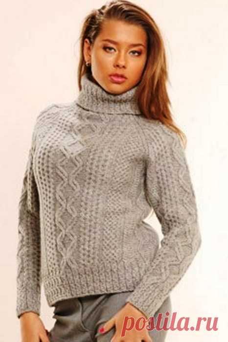 Свитер. Спицы.