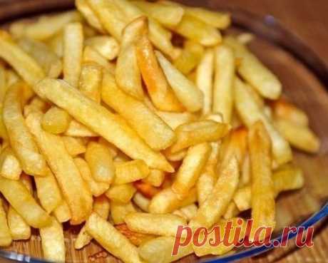 Вкусный картофель фри в духовке.