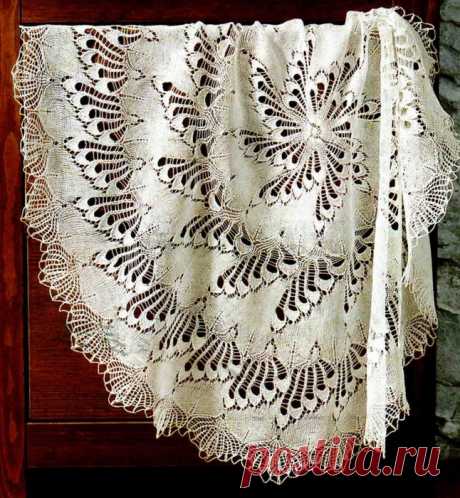 Шаль "Крылышки".