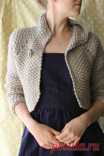 Easy Shrug Knitting Patterns | In the Loop Knitting
