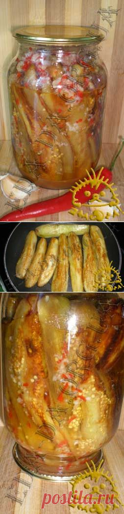 Кулинарный блокнотик для дочери - Соления и маринады - Баклажаны острые