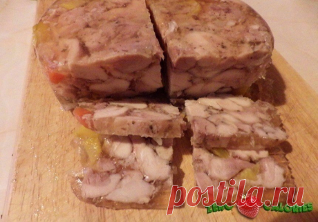 Ветчина из курицы, рубленая
