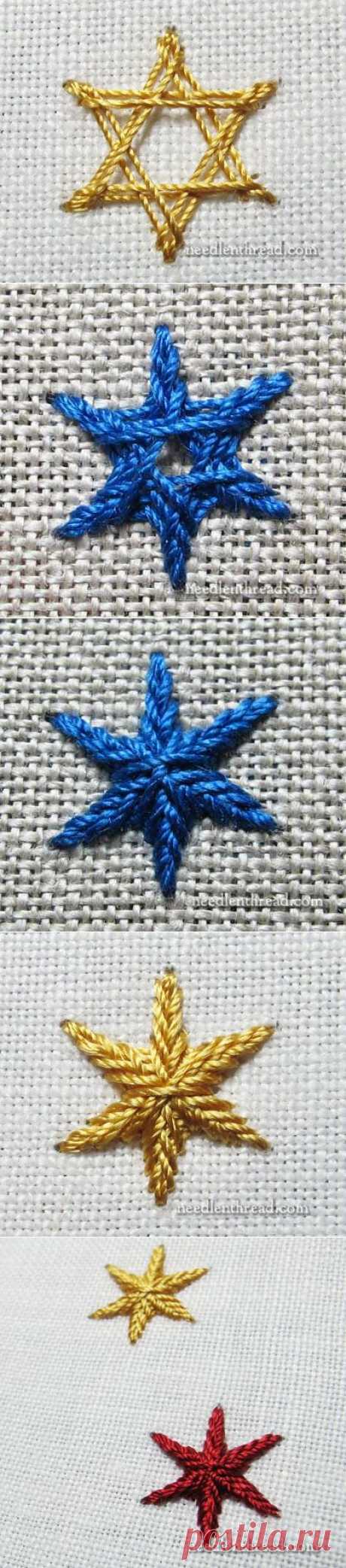 ч.3 Stitch Fun: Star Stitch – for Stars and Snowflakes – Needle’nThread.com