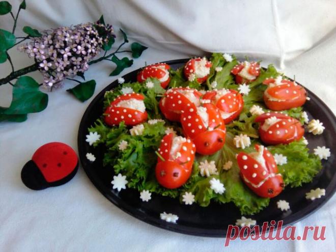 Закуска «Божьи коровки» – HandMade39.ru