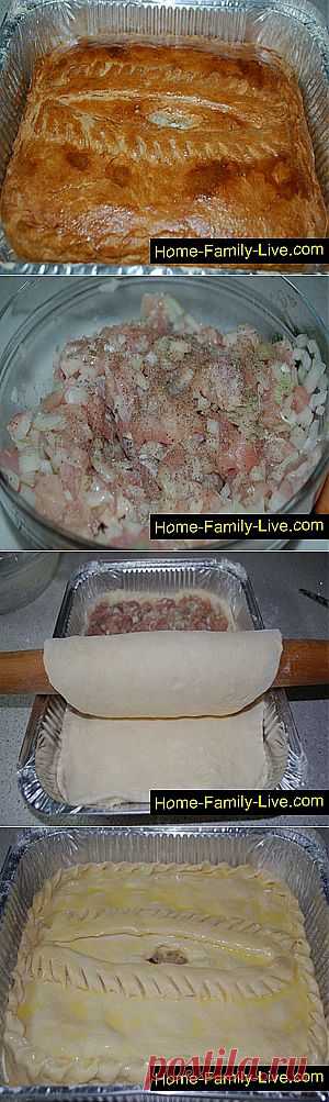 Кулинарные рецепты Пирог с курицей &raquo; Кулинарные рецепты
