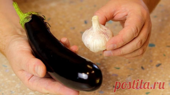 Баклажаны с чесноком не ЖАРЬТЕ!!! Вкуснее в жизни не ел! Скупил все баклажаны и готовлю третий день!