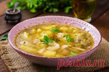 Куриный суп с гречкой
