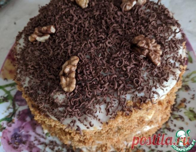 Торт медовый заварной 