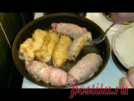 Мясной рулет Отбивные из свинины на сковороде Рецепт из мяса как приготовить блюдо вкусно ужин - YouTube