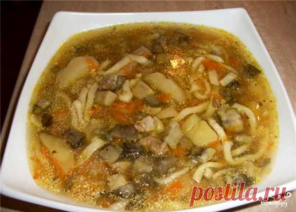Суп из вешенок с лапшой - рецепт с фото на Повар.ру