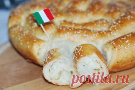 Хлеб с пармезаном и итальянскими травами - кулинарный рецепт