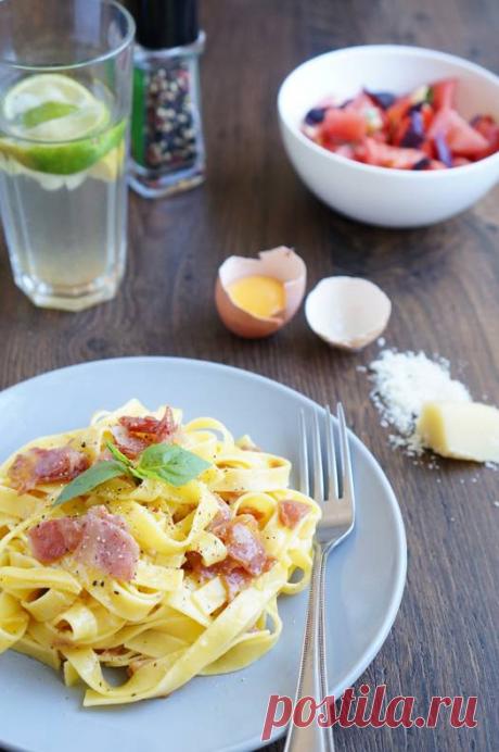 Тальятелле алла карбонара | Andy Chef (Энди Шеф) — блог о еде и путешествиях, пошаговые рецепты, интернет-магазин для кондитеров |