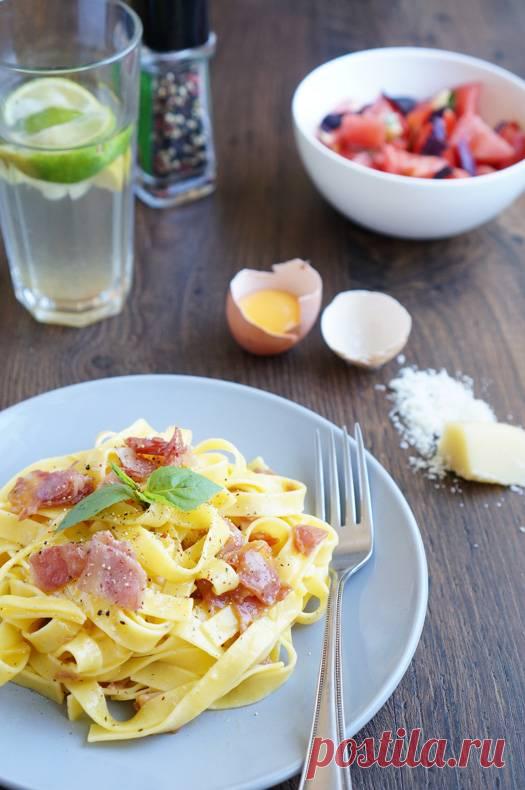 Тальятелле алла карбонара | Andy Chef (Энди Шеф) — блог о еде и путешествиях, пошаговые рецепты, интернет-магазин для кондитеров |