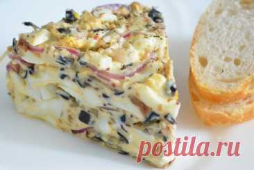 Интересный салатик с необыкновенными вкусовыми нотками