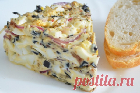 Интересный салатик с необыкновенными вкусовыми нотками