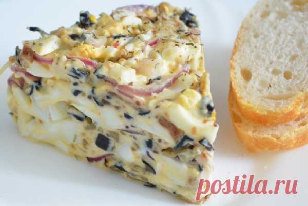 Интересный салатик с необыкновенными вкусовыми нотками