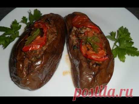 Баклажаны фаршированные мясом в духовке рецепт от Inga Avak