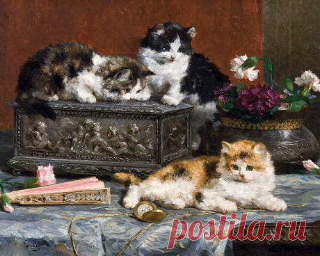 Бельгийский художник Чарльз ван ден Эикен (Charles van den Eycken)
