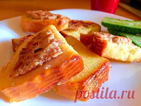 Простой завтрак, перекус из простых продуктов!..
