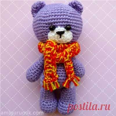 Мини Амигуруми Мишка (Схема) | Амигурумик