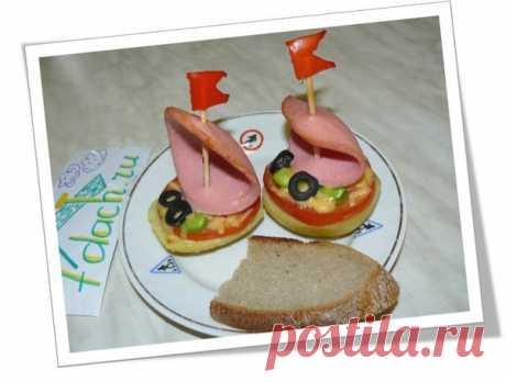 &quot;На всех парусах...!&quot; Овощные кораблики / рецепты / 7dach.ru