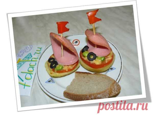 "На всех парусах...!" Овощные кораблики / рецепты / 7dach.ru