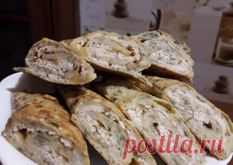 Кабачковые блинчики с куриной грудкой - пошаговый рецепт с фото. Автор рецепта Инна . - Cookpad